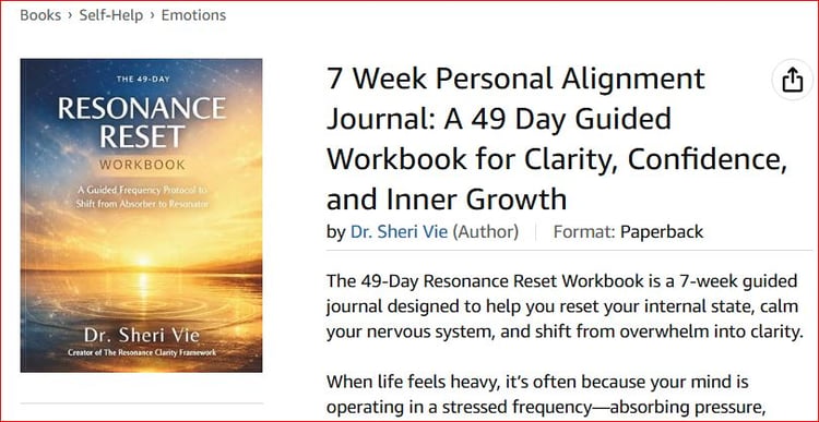 49 Day Personal Resonance Reset Workbook and Journal