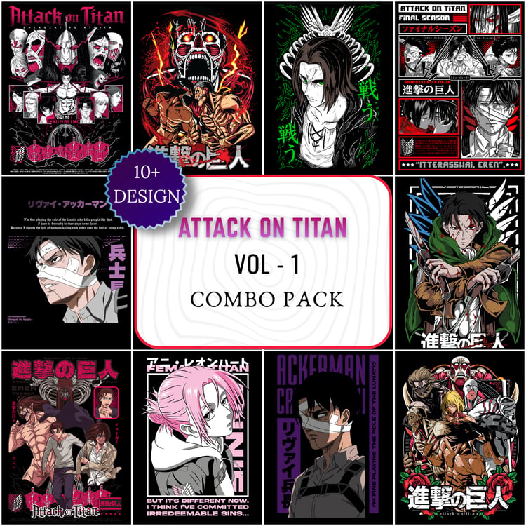 Attack on Titan Combo Pack