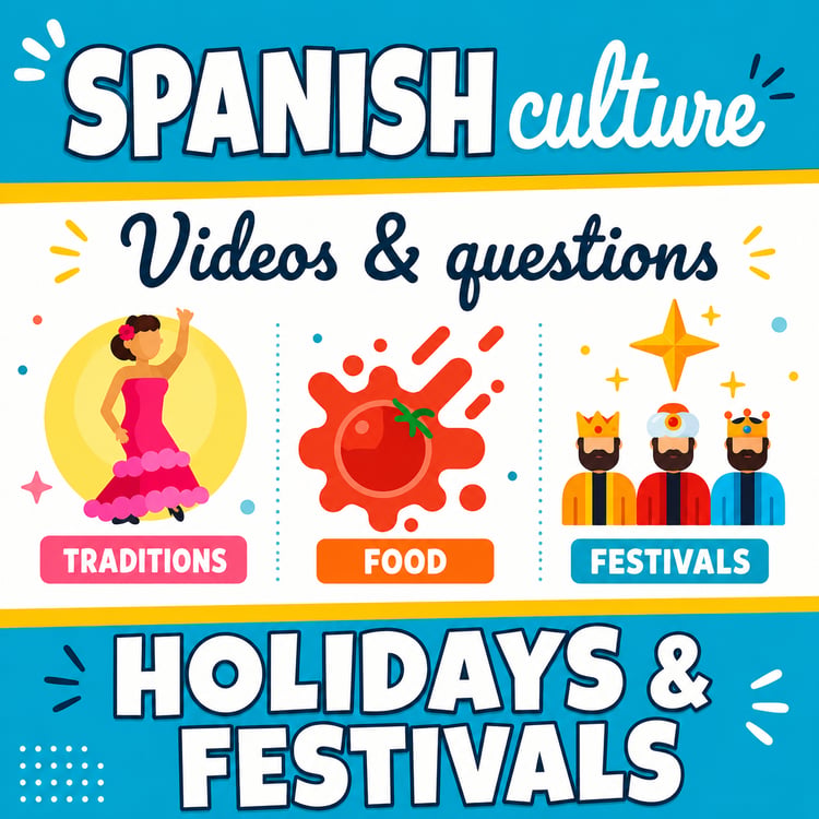 Holidays & Celebrations in Spanish-Speaking Countries | Video Lesson & Sub Plans