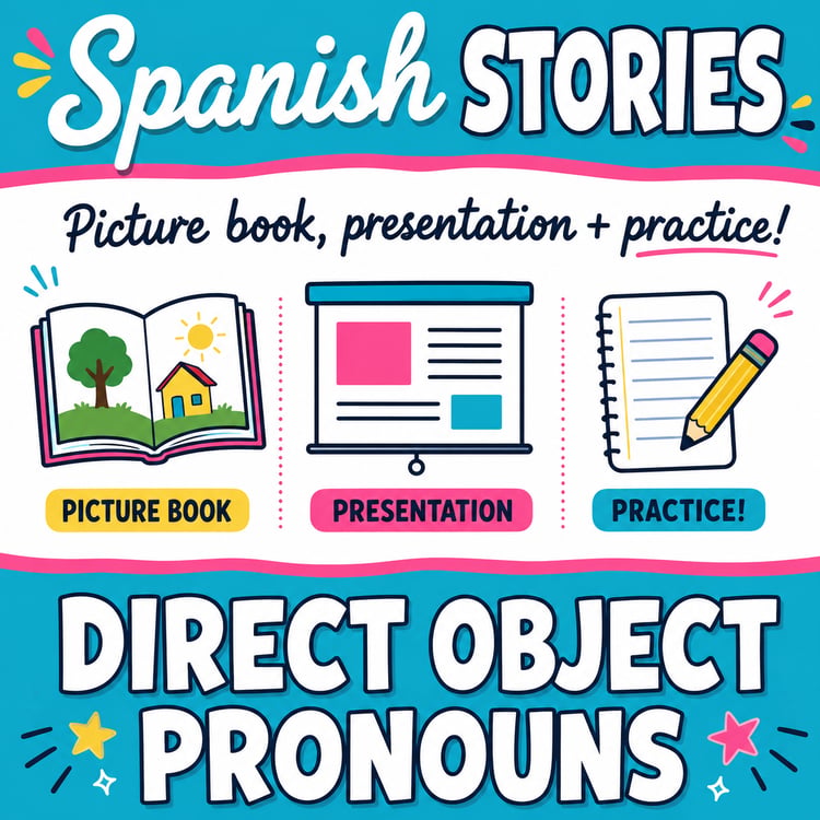 Direct Object Pronouns in Spanish | Objetos Directos Reading & Grammar Activities