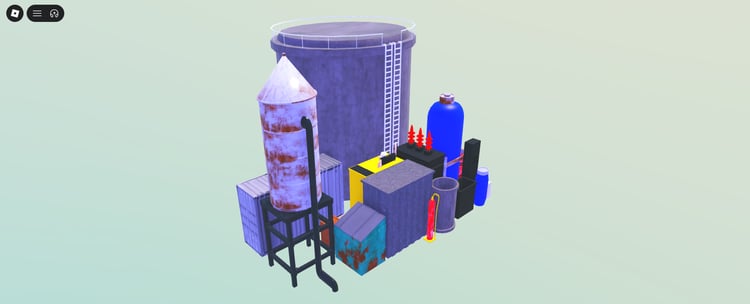 Roblox street decoration asset pack