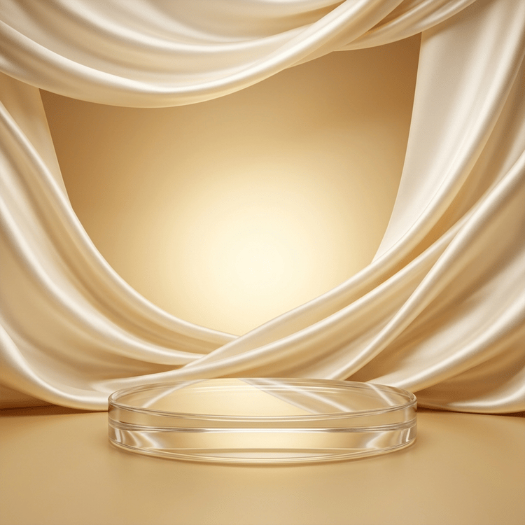 Luxury gold background for perfume advertising with elegant lighting and premium product display space