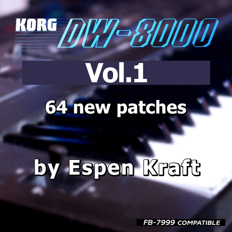 Korg DW-8000 3 in 1 bank | 192 New Patches