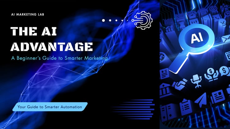 "A digital guide cover titled Mastering AI Prompts featuring a robotic hand, circuit background, and list of included resources like strategy templates and prompt frameworks