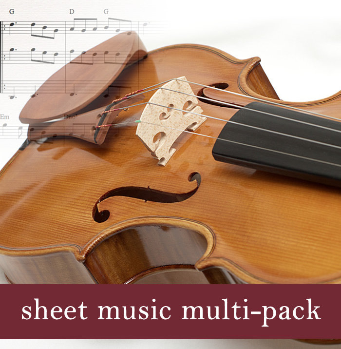 Celtic Fiddle Harmony Sheet Music Multipack 2
