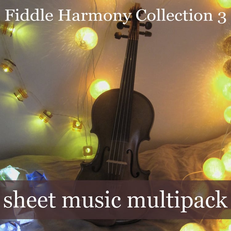 Celtic Fiddle Harmony Sheet Music Multipack 3