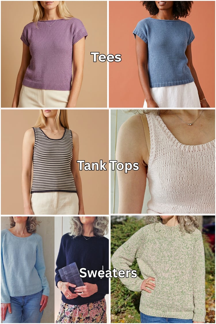 Knitting patterns bundle