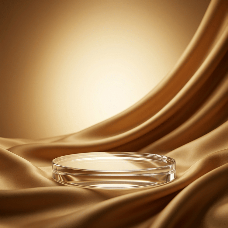 Luxury perfume product transformed with a premium gold background for professional advertising