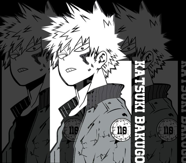 DESIGN ANIME my hero academia / BAKUGO