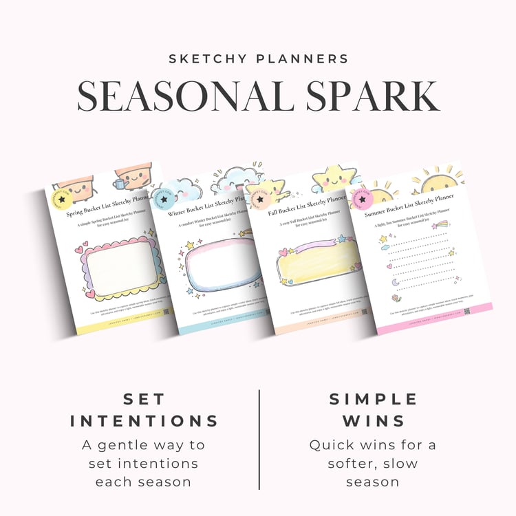 Sketchy Planners Seasonal Spark