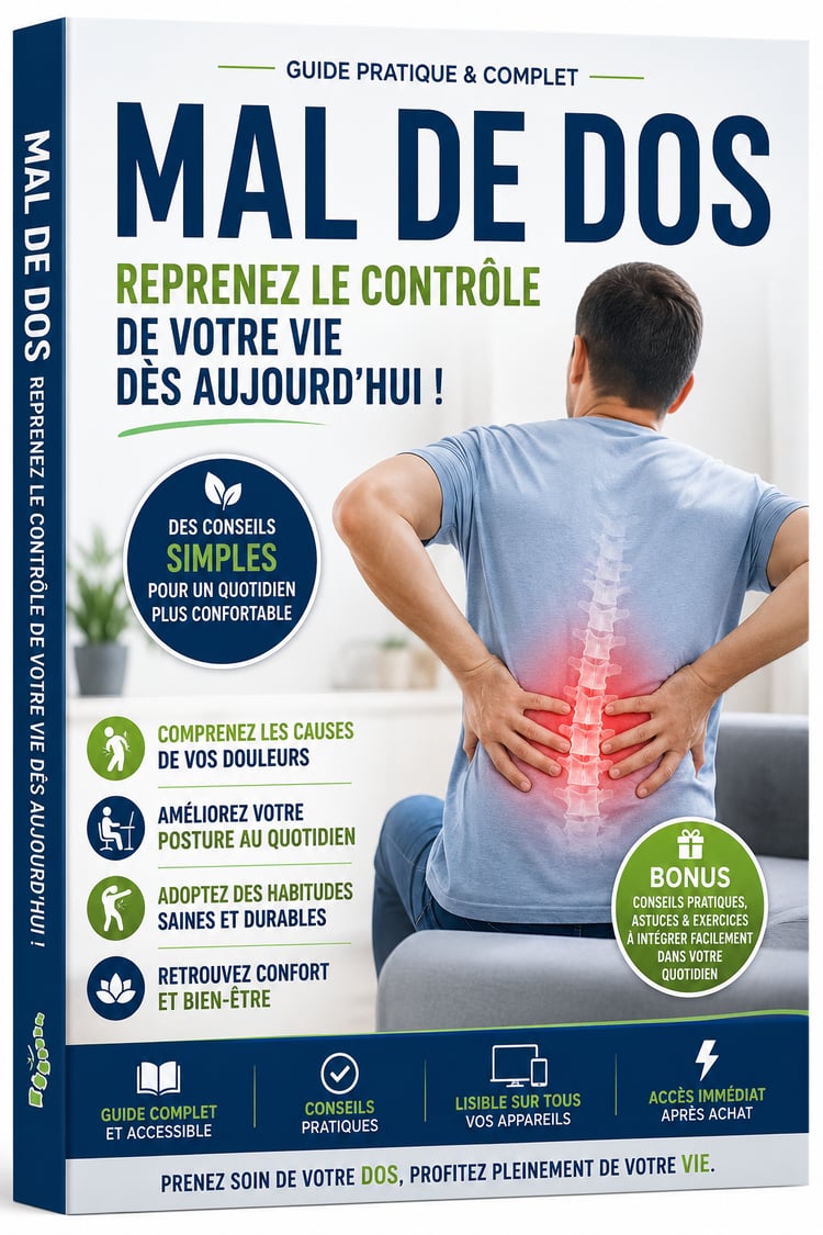 Guide naturel pour soulager le mal de dos durablement, améliorer la posture et réduire les douleurs lombaires