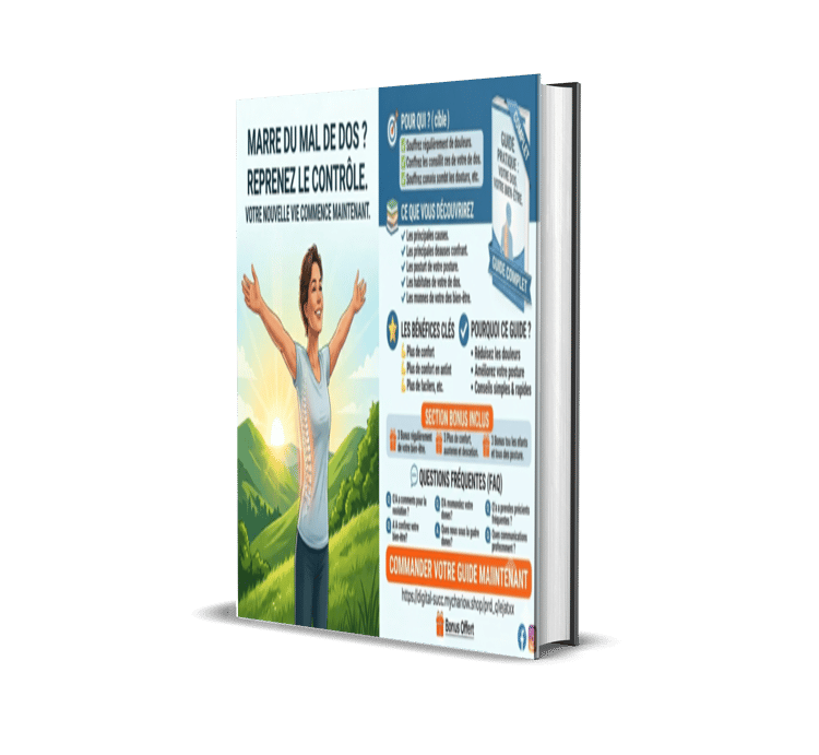 Guide naturel pour soulager le mal de dos durablement, améliorer la posture et réduire les douleurs lombaires