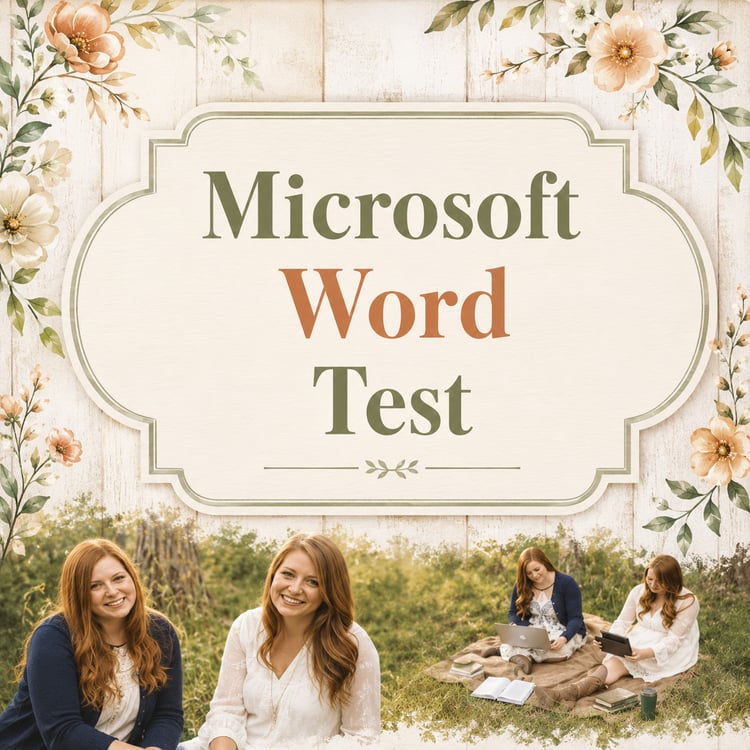 Microsoft Word Test & Answer Key | Word Processing Skills Assessment