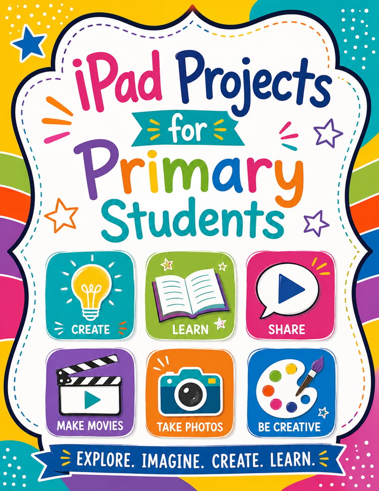 iPad Projects for Primary Students | Graphic Organizers & Digital Learning Activities