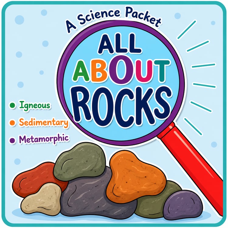 All About Rocks! | Science Activities, Worksheets & Earth Science Learning Unit
