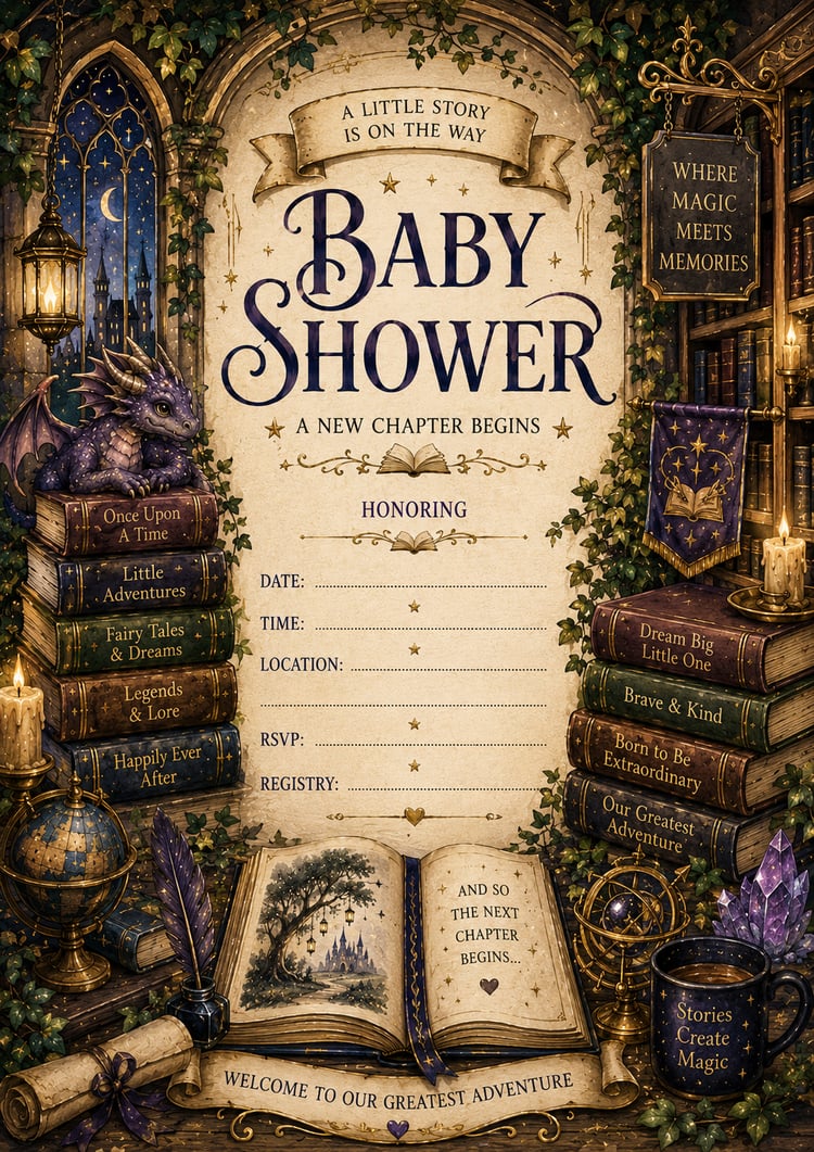 BookTok baby shower invitation, baby shower invite template, editable baby shower invitation, cozy baby shower theme, aesthetic baby shower invite, reading themed baby shower, library baby shower invitation, book lover baby shower, Pinterest baby shower i