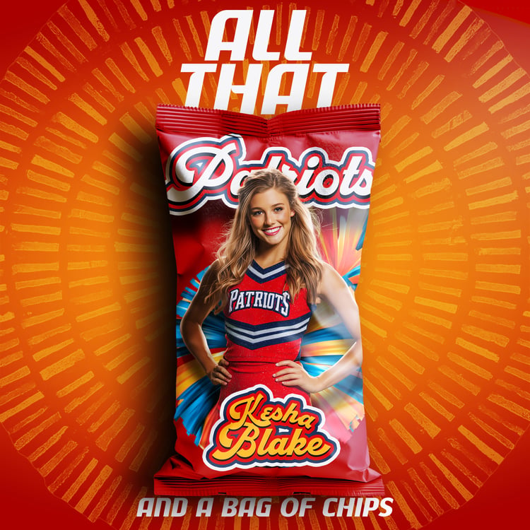 Bag of Chips, Template, Mockup, Photoshop, Design, Marketing, Photography, Seniors, Sports, Teams, Graphics, Products
