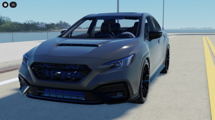 Roblox grey hatchback