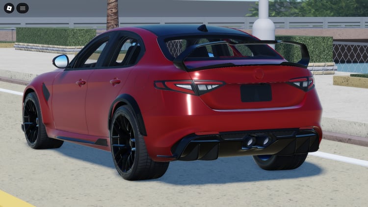 Roblox red sports car