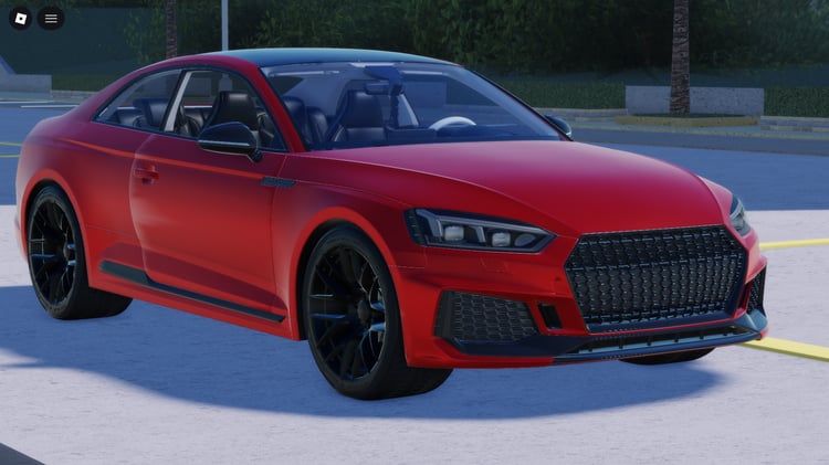 Roblox red sports car