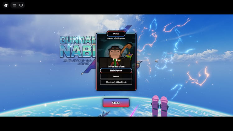 Roblox animated main menu