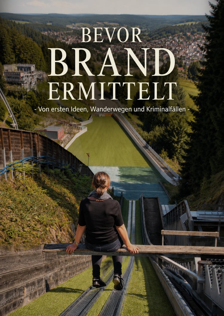 Krimi-Heft über Hauptkommissar Brand und die Entstehung einer Krimireihe