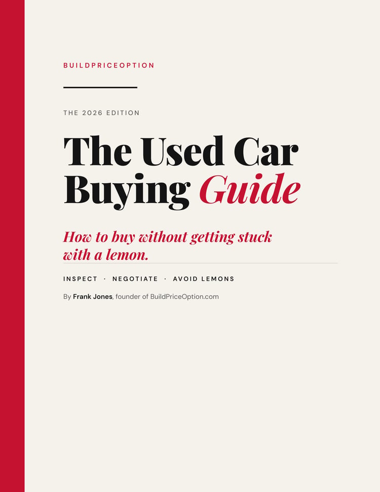 The Used Car Buying Guide by Frank Jones