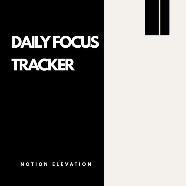 Daily Focus Tracker WebTool
