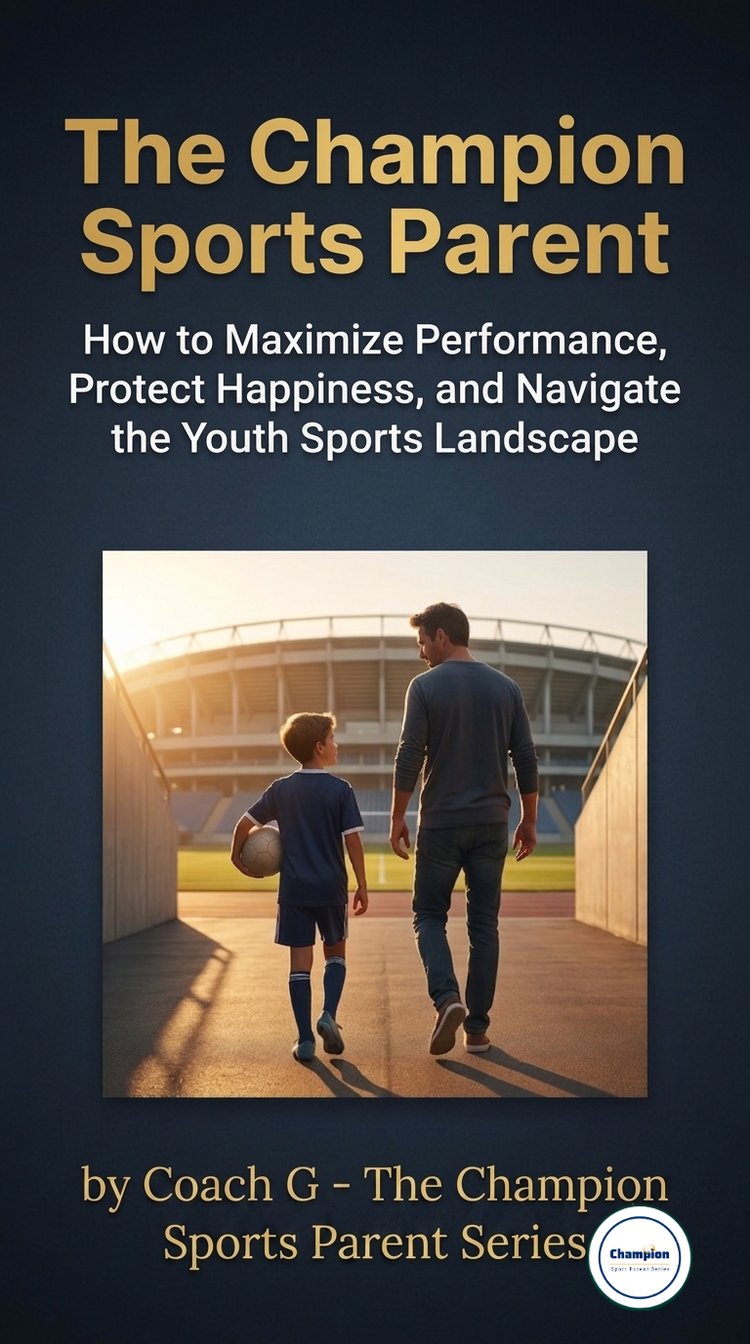 The Champion Sports Parent ebook cover — sports parenting guide.