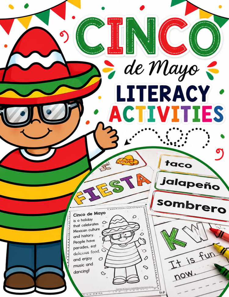 Cinco de Mayo Activities & Printables | Reading Passages, Crafts & Classroom Activities