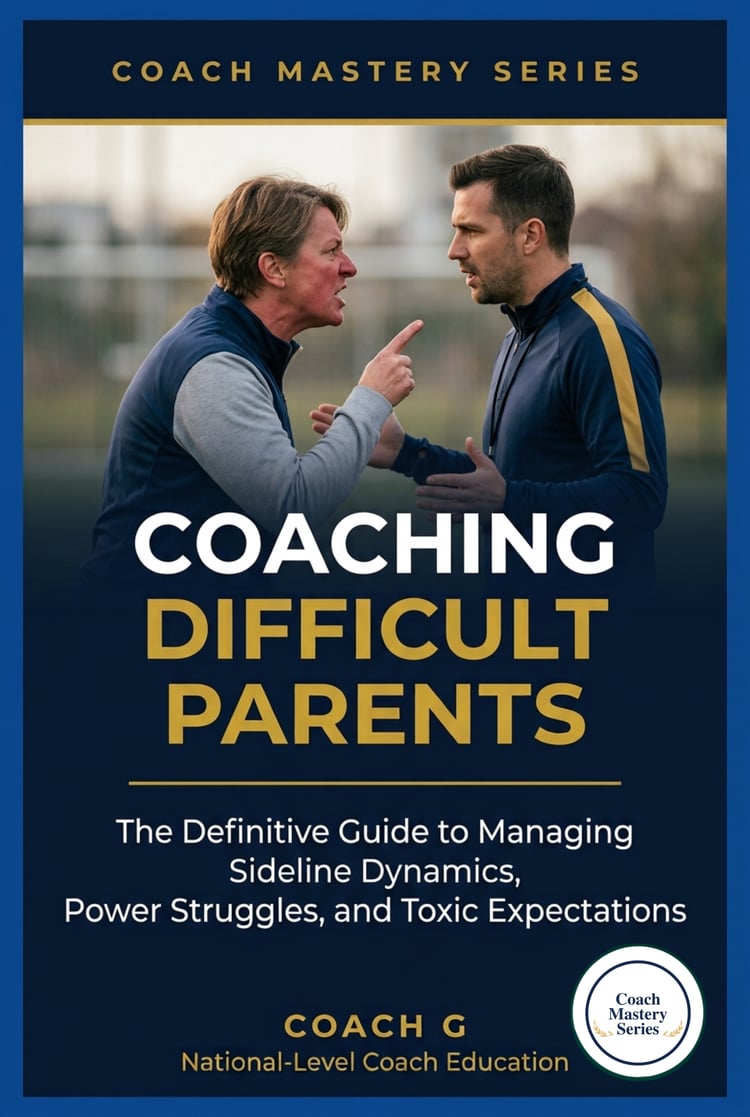 Coaching Difficult Parents ebook cover — guide for managing sideline conflict.