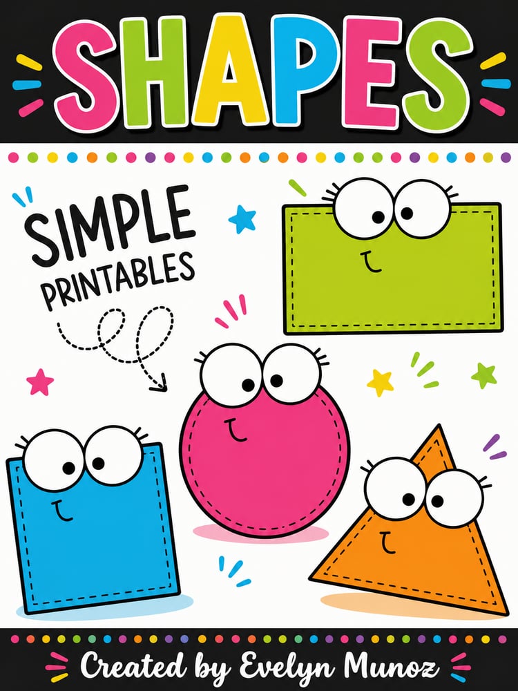2D Shapes Worksheets | Geometry Activities for Early Elementary Math