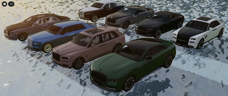 Roblox Rolls-Royce vehicles
