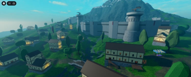 Roblox medieval village map