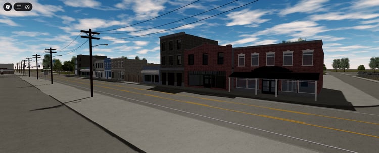 Roblox American small town