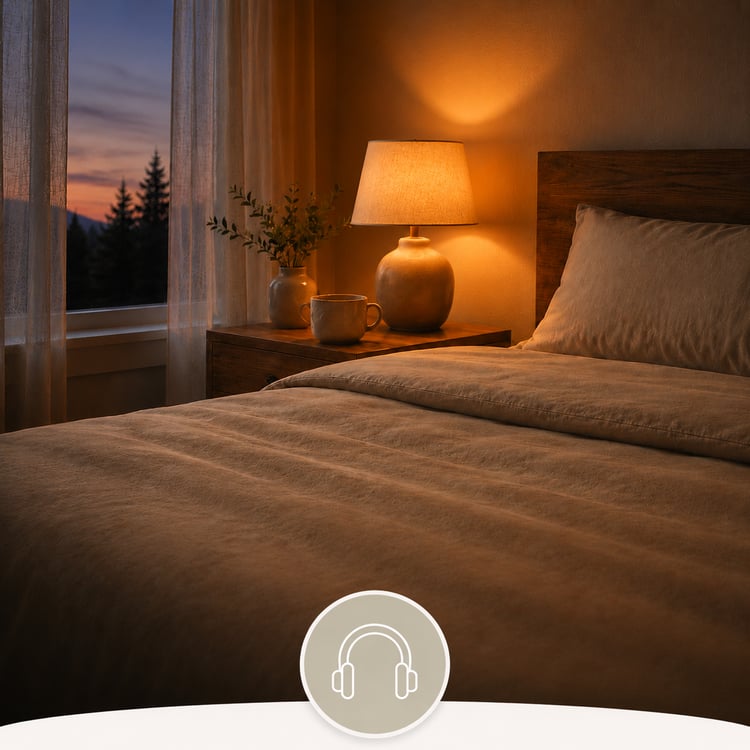 Audio relaxace pro klidnější usínání – Usínání bez tlaku | Santhura