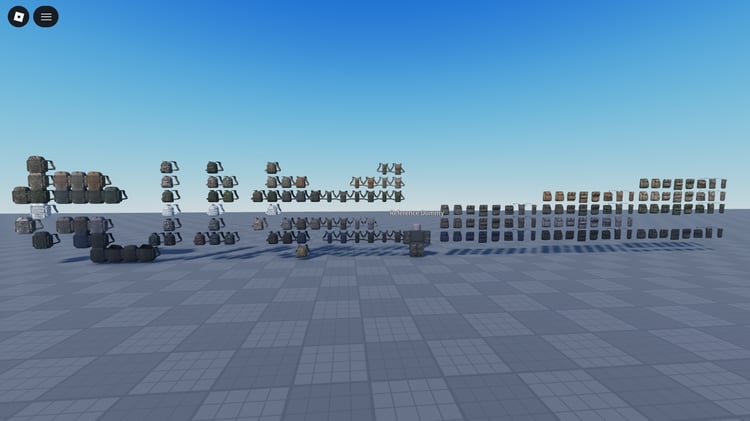 Roblox military pouches