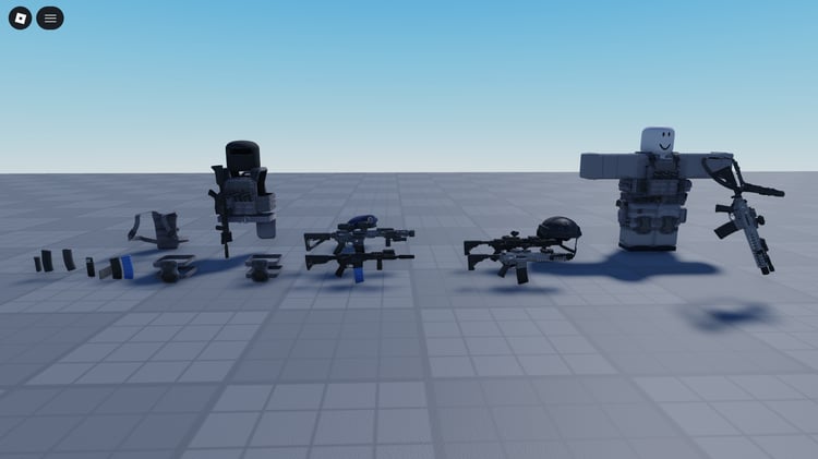 Roblox military weapon kit