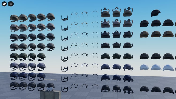 Roblox Dutch military headwear set