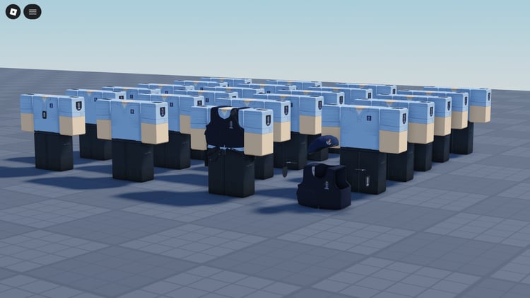 Roblox Marechaussee clothing pack