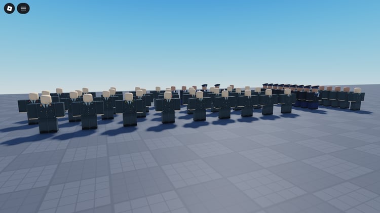 Dutch officer ceremonial uniform Roblox