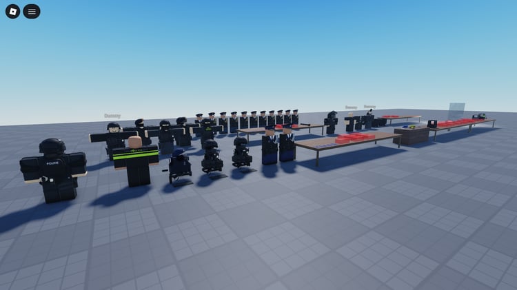 Roblox riot police uniform