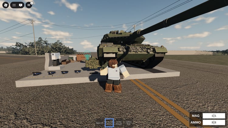 Roblox scripted military tank