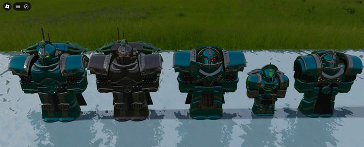 Roblox Robot Bleu morphs