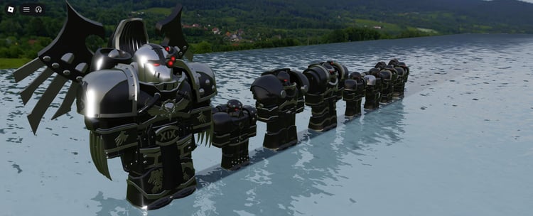 Roblox black robot morph pack
