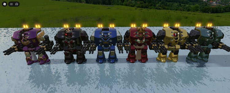 Roblox giant robot morph pack