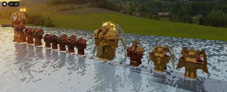 Roblox futuristic robot armor