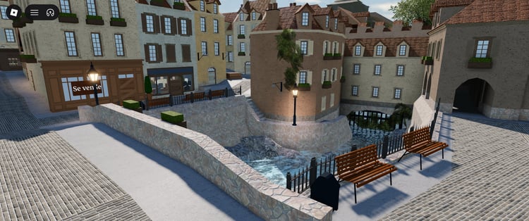 Roblox Spanish village map