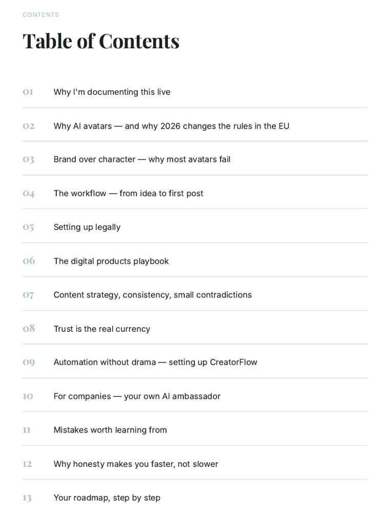 Table of Contents