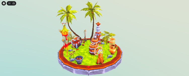 Roblox tropical assets